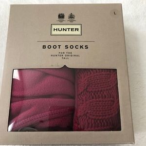 Hunter Shoes - NWT Hunter Boot Socks for Tall Boots Pink Hunter Shoes - NWT Hunter Boot Socks for Tall Boots Pink